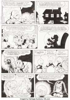 Don Rosa - Kalle Anka & C:o [Donald Duck & Company] #1995-24 Planche 2 Uncle Scrooge (Egmont, 1995). Don Rosa Kalle Anka & C:o [Donald Duck & Company] #1995-24 Story Page 2 Uncle Scrooge Original Art (Egmont, 1995).