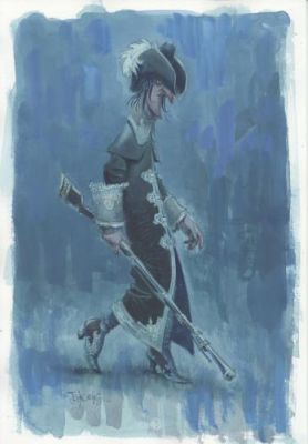 Jean-Baptiste Andreae | Illustration d’un menbre de la Brigade tout-sucre, la Cuisine des Ogres, Tome 2 | Galerie 9ème Art