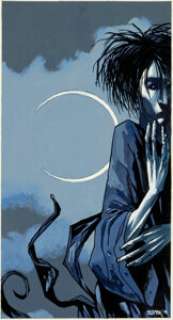 Teddy Kristiansen - DC Vertigo Promo Trading Card #SP3 "Sandman" Painting Original Art (Skybox, 1994)....