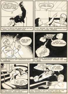 Costanza, Pete - Pete Costanza Whiz Comics #7 Story Page 6 Original Art (Fawcett Publ., 1940)....