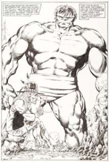 Byrne, John - John Byrne Marvel Fanfare #29 Splash Page 3 Hulk Original Art (Marvel, 1986)....