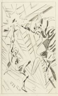 Buscema, John | John Buscema Silver Surfer #9 Unused Cover Design Preliminary Original Art (Marvel, 1969).... | Heritage