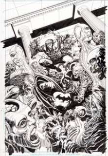 Mandrake, Tom - Tom Mandrake Batman Confidential #44 Cover Original Art (DC, 2010)....