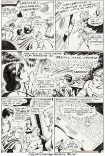 Mortimer, Win - Win Mortimer and Murphy Anderson Action Comics #379 Story Page 2 Original Art (DC, 1969)....