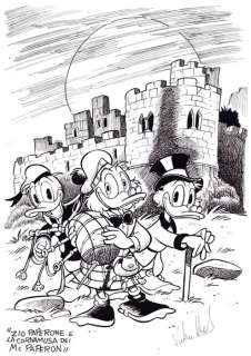 Valerio Held | Topolino 3008 - "Zio Paperone ela cornamusa dei Mc Paperon" - Valerio Held - (2013) | Catawiki