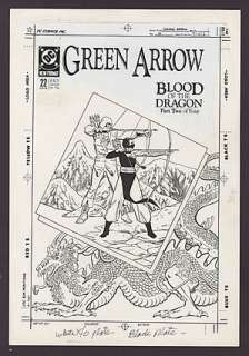 GREEN ARROW -1988 Issue #22 Cover | ComicConnect