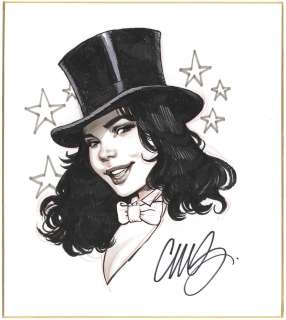 Cameron Stuart Hand-Drawn Color Shikishi "Zatanna" | Mandarake (Big Web)