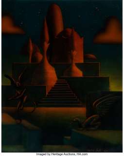 Bok, Hannes - Hannes Bok - Unpublished Painting Original Art (1937). ...