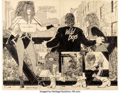 Romita Jr., John - John Romita Jr. and Al Williamson Daredevil #260 Double Splash Page 34-35 Typhoid Mary Original Art (Marvel, 1988)... (Total: 2 Original Art)