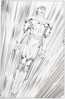 Romita Jr., John | John Romita Jr. and Klaus Janson Superman #39 Variant Cover Original Art (DC, 2015).... | Heritage