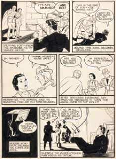 Costanza, Pete - Pete Costanza Whiz Comics #7 Spy Smasher Story Page 5 Original Art (Fawcett, 1940)....