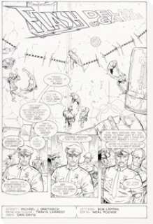 Charest, Travis - Travis Charest and Dan Davis Showcase ‘93 #3 Story Pages 1-5 Original Art (DC, 1993).... (Total: 5 Original Art)