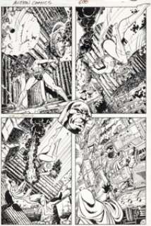 Byrne, John | John Byrne and George Pérez Action Comics #600 Superman and Wonder Woman Story Page 24 Original Art (DC, 1988).... | Heritage