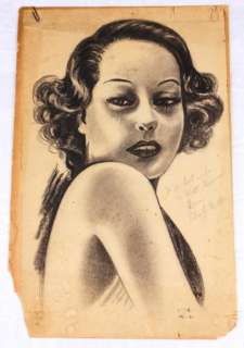 Charcoal Portrait by Elsie J. Miller | Goldfinch Auctions