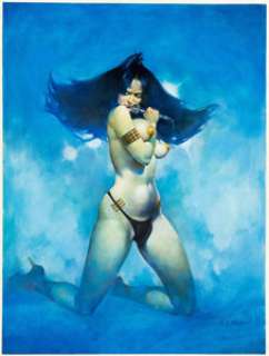 Blas Gallego Totem El Comix #29 Cover Original Art (Toutain Editor, 1989)....