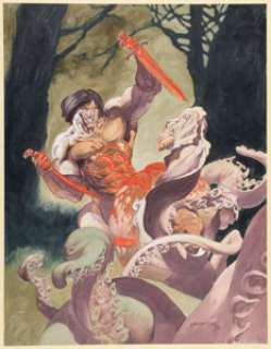 Wrightson, Bernie | Bernie Wrightson - Conan the Cimmerian Painting Original Art (Christopher Enterprises, 1976).... | Heritage