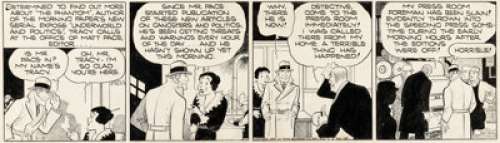 Chester Gould | Dick Tracy Daily Comic Strip Original Art dated 3-12-34 (News Syndicate Co., Inc., 1934).... | Heritage