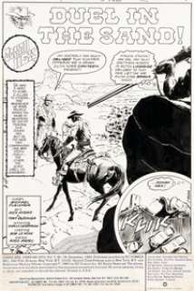 Dick Ayers and Tony DeZuñiga - Jonah Hex #79 Complete 23-Page Story "Duel in the Sand!" Original Art (DC, 1983). (Total: 23 Items)