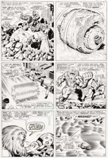 Jack Kirby and Joe Sinnott Fantastic Four #63 Story Page 14 Original Art (Marvel, 1967). | Heritage