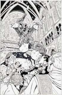 Ed Hannigan Deathstroke, the Terminator #40 Complete 25-Page Story Original Art and Preliminary Art Group of 30 (DC, 1994). (Total: 32 Items)