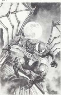 Mico Suayan Venom #7 Variant Cover Original Art (Marvel, 2018).