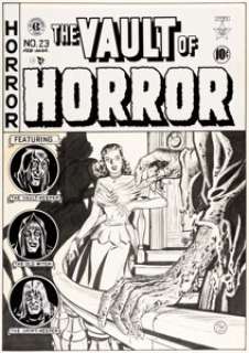 Johnny Craig Vault of Horror #23 Cover Original Art (EC, 1952). | Heritage