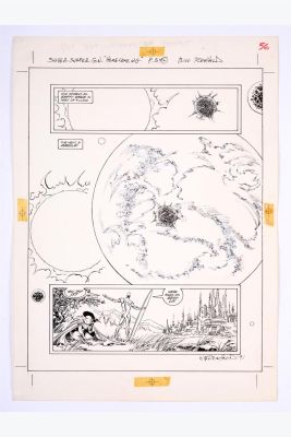 Lot 129 - Silver Surfer Graphic Novel "Homecoming," , page 21 Marvel Comics, 1991 | Piasa