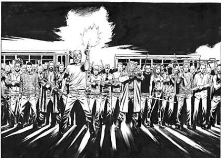 WALKING DEAD Issue #115 Double Page Splash | ComicConnect