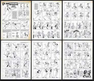 Marcel Gotlib - Le Pantomime, histoire complète en 6 planches originales, prépubliée dans Annuel Pilote de 1973 - Tome 5 - Rubrique-Ã€- Brac