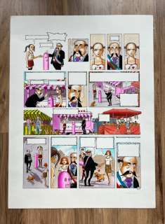 Turf | TURF - Magasin Sexuel - Planche originale en couleur - (2013) | Catawiki