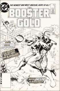 Dan Jurgens Booster Gold #2 Cover Original Art (DC, 1986).