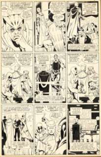 Dave Gibbons Watchmen #11 Story Page 18 Original Art (DC, 1987).