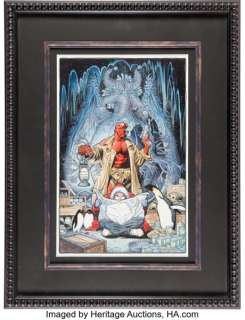 William Stout - Hellboy: Weird Tales #3 "Hellboy at the Mountains of Madness" Illustration Original Art (Dark Horse, 2003). | Heritage