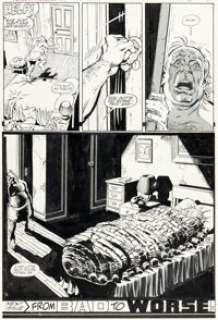 George Pérez, Joe Rubinstein, and Tom Christopher The Infinity Gauntlet #1 Story Page 40 Original Art (Marvel, 1991).