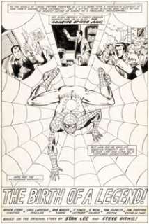 Greg LaRocque and Bob Wiacek The Spectacular Spider-Man #60 Splash Page 1 Original Art (Marvel, 1981). | Heritage