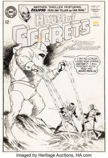 Bernard Baily House of Secrets #72 Cover Original Art (DC, 1965).