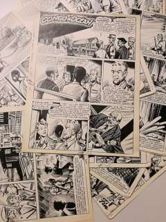 Gire, Eugène | Gire, Eugène - 16x Originele pagina - Capitaine Sougères - Congo Océan - (jaren 50) | Catawiki