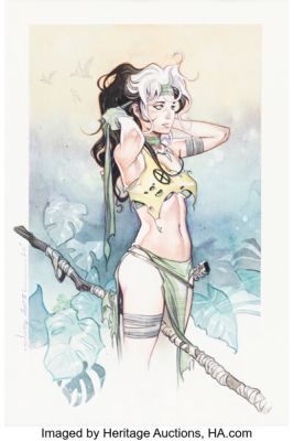 Olivier Coipel - Savage Land Rogue Illustration Original Art (2020). | Heritage
