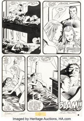 Mike Zeck and John Beatty Epic Graphic Novel: The Punisher -- Return to Big Nothing Story Page 25 Original Art (Marvel/Epic, 1989). | Heritage