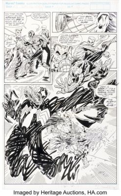 Jim Craig and Dan Day Spider-Man Special Edition #1 Venom Story Page 13 Original Art (Marvel, 1992).
