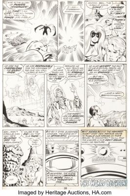 John Buscema and Joe Sinnott Fantastic Four #139 Story Page 19 Original Art (Marvel, 1973). | Heritage
