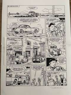 Delvaux, Jean-Luc | Delvaux, Jean-Luc - Planche originale - Jacques Gipar T10 - Le Trésor de Noirmoutier - (2022) | Catawiki