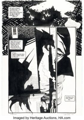 Tim Sale Batman: Legends of the Dark Knight Halloween Special #1 Story Page 21 Original Art (DC, 1993). | Heritage