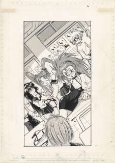 Taraku Uon’s Hand-Drawn Illustration "Mahou Shoujo Pretty Sammy" | Mandarake (Big Web)