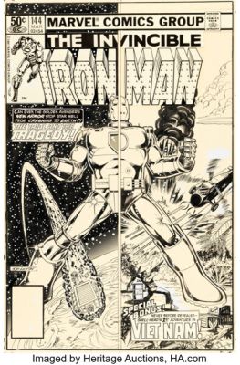 Bob Layton Iron Man #144 Cover Original Art (Marvel, 1981). | Heritage