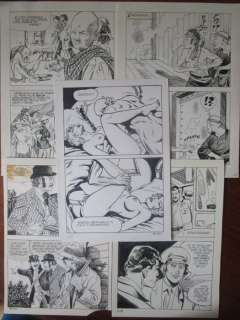 Giovanni Romanini Alberto Del Mestre Danilo Grossi | BD erotiques - 5x planches originales | Catawiki