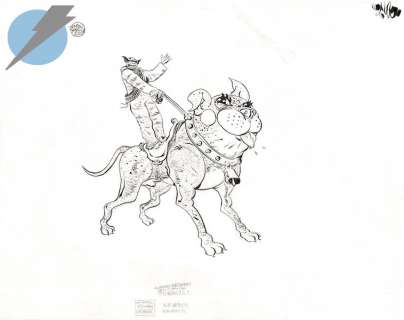 Paul Pope - thb issue the masked karimbah page statue art