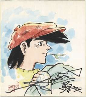 Tetsuya Chiba hand-drawn color shikishi "Ashita no Joe" | Mandarake (Big Web)