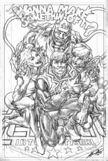 Alan Patrick | Alan Patrick Pencil Pinup Guy Garner Green Lantern Justice League International | JadeGiant Comic Art