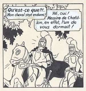 De Moor, Bob - Original page + luxe album - De Leeuw van Vlaanderen / Le Lion de Flandre - (p.1) - (1949) | Catawiki